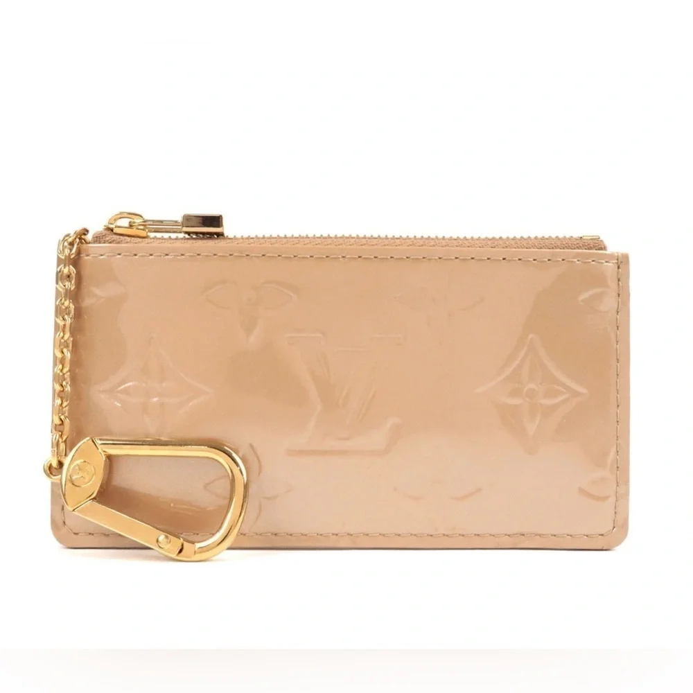 Louis Vuitton Key Cles Pochette Keychain Change Monogram Vernis Coin Pouch LV - Picture 14 of 14